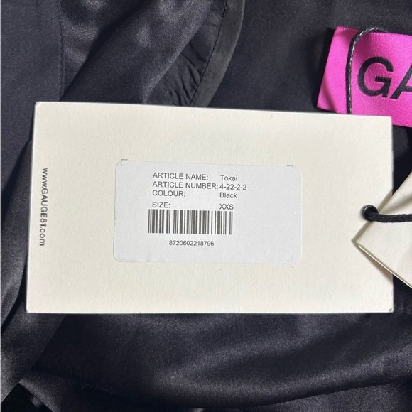 Gauge81 X Revolve Black Tokai Cutout Dress XXS Fits like An XS - Picture 5 of 6